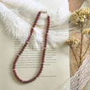 The Vintage Claret Garnet Necklace