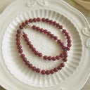 The Vintage Claret Garnet Necklace