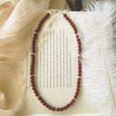 The Vintage Claret Garnet Necklace