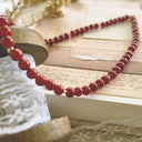 The Vintage Claret Garnet Necklace