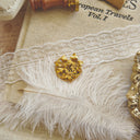 The Poet's Golden Leaf Brooch