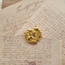 The Poet's Golden Leaf Brooch