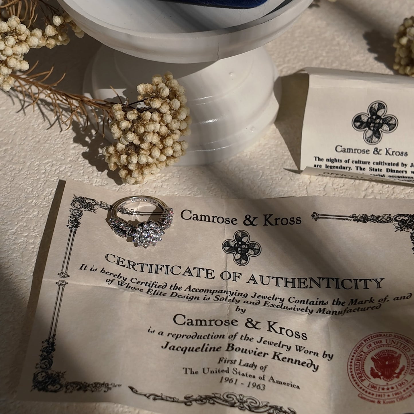 JBK Sterling Silver "Debutante's" Ring