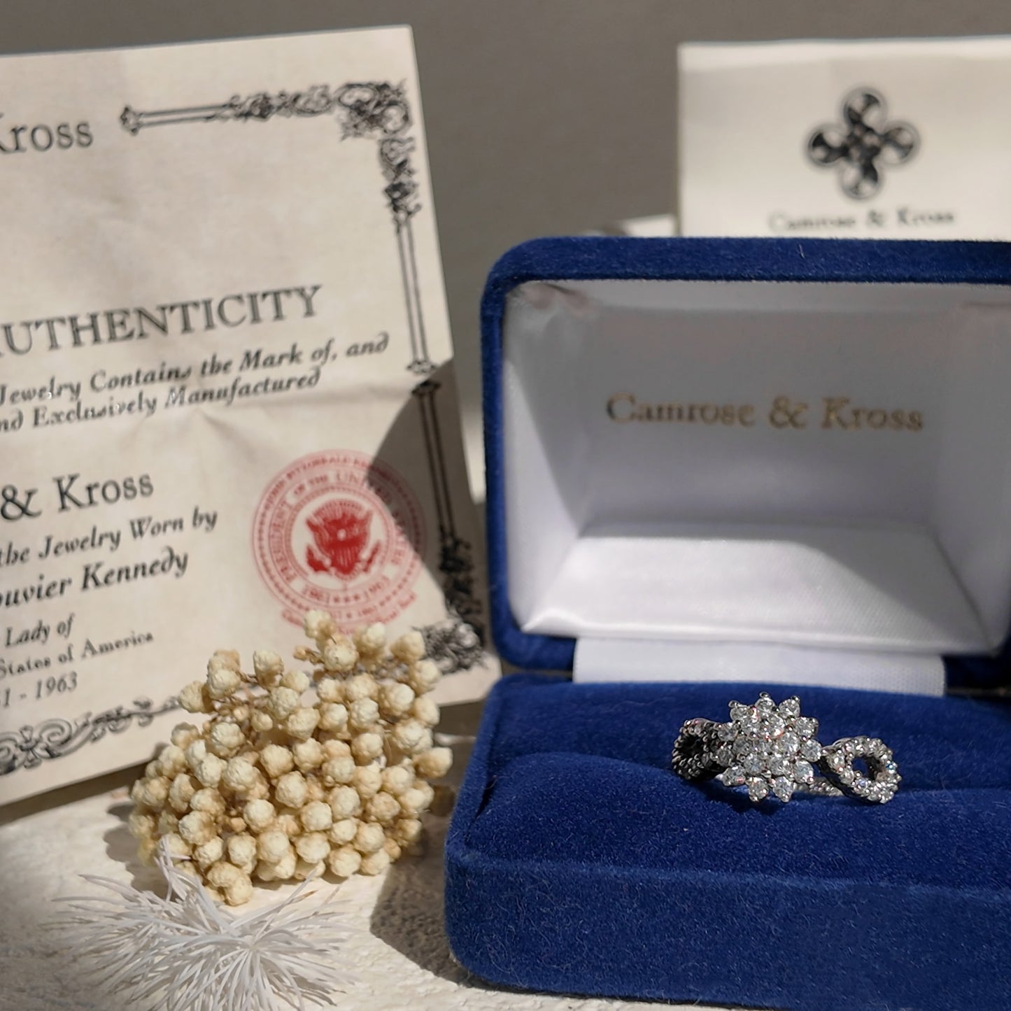 JBK Sterling Silver "Debutante's" Ring