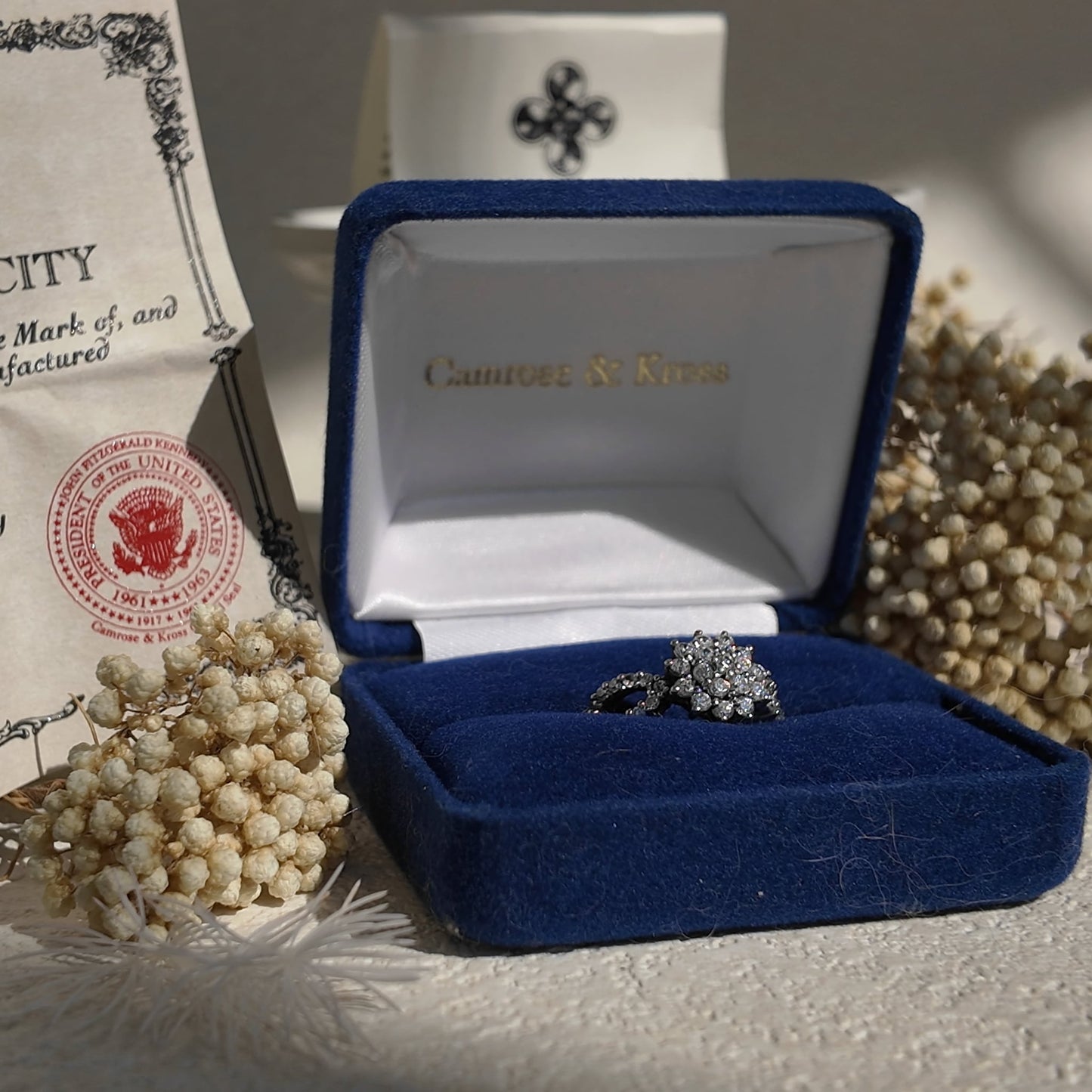 JBK Sterling Silver "Debutante's" Ring