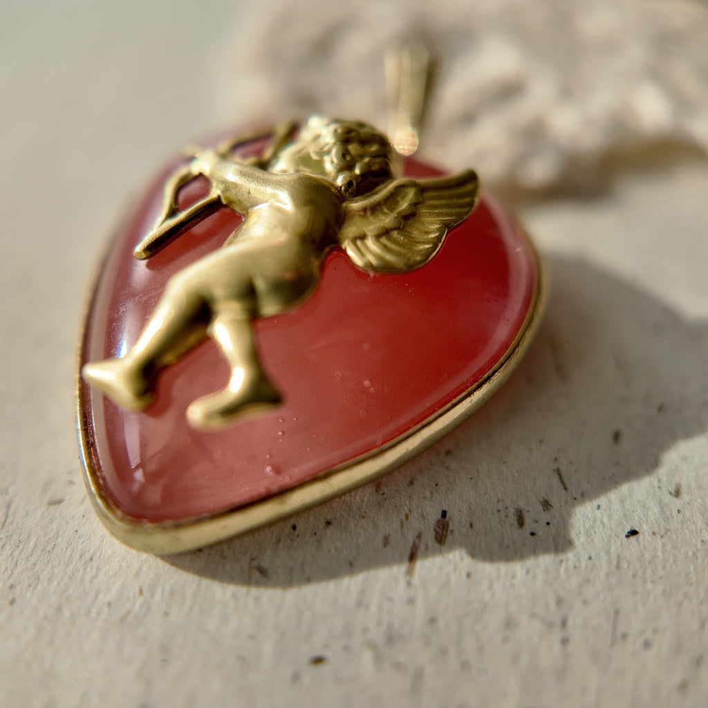 Cupid pendant, a charm that brings love and lucky charm.