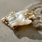 Shell carving, natural mother-of-pearl jewelry