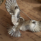 High-quality silver-plated animal brooches, vintage-style jewelry, fine jewelry