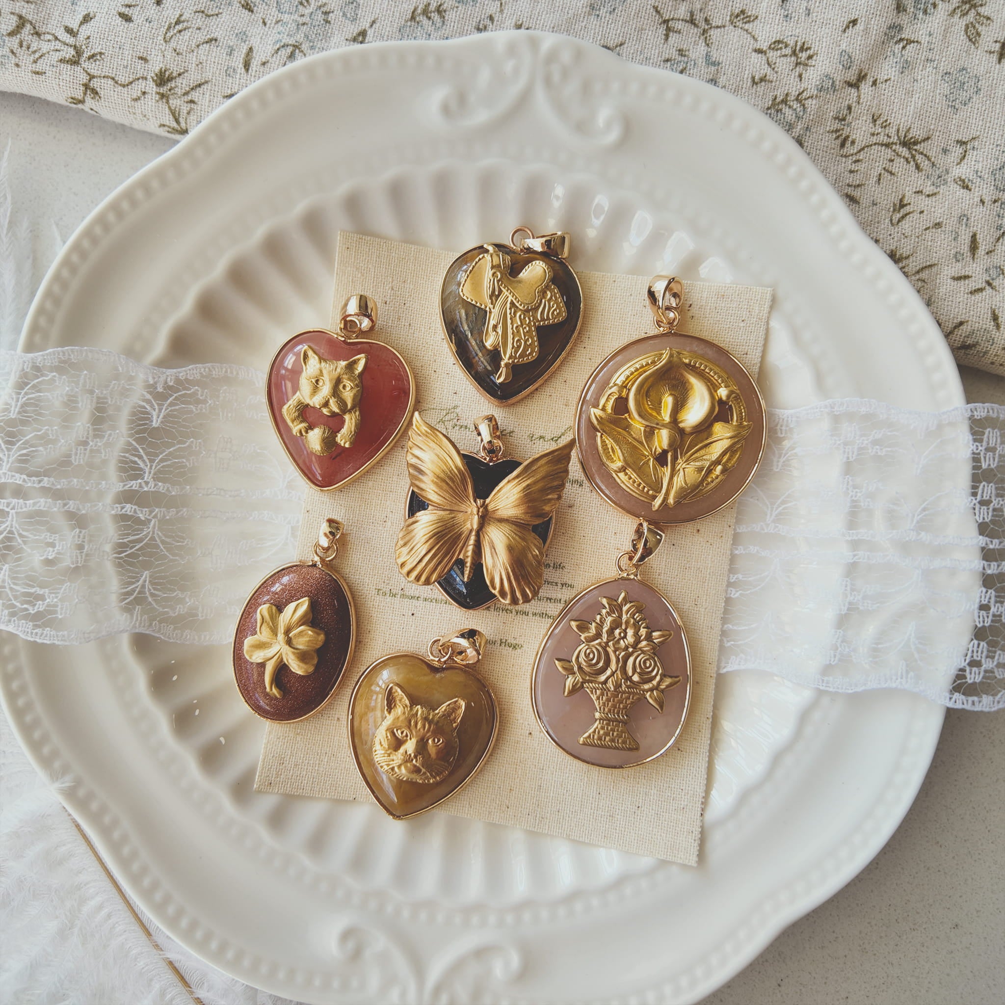 The Night Garden Butterfly Pendant