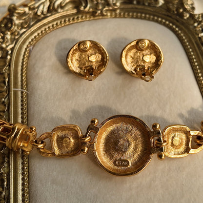 Anne Klein "The Lioness" Baroque Pearl Set