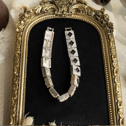 Napier "Deco Metropolis" Panel Bracelet