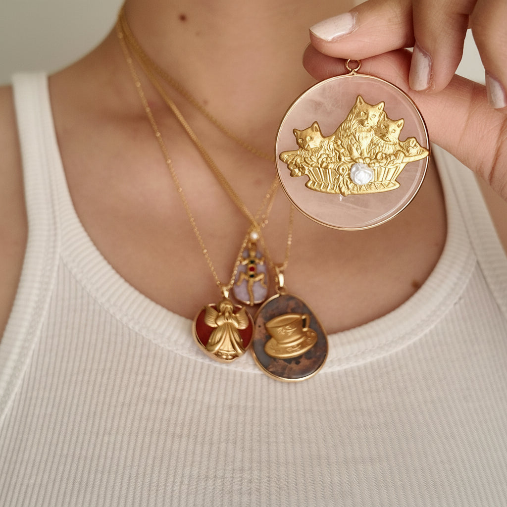 The Rose Garden Trio Pendant - The Character Arc