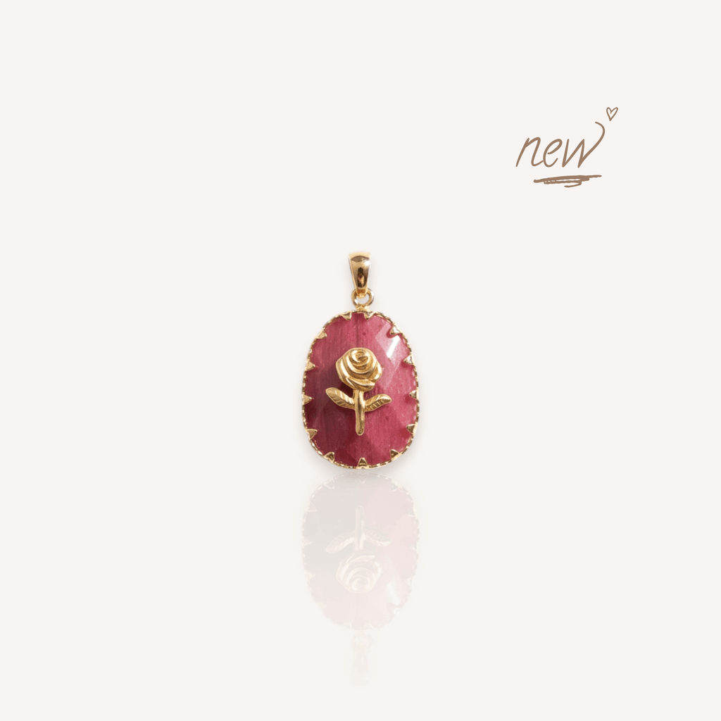 The Strawberry Rose Pendant