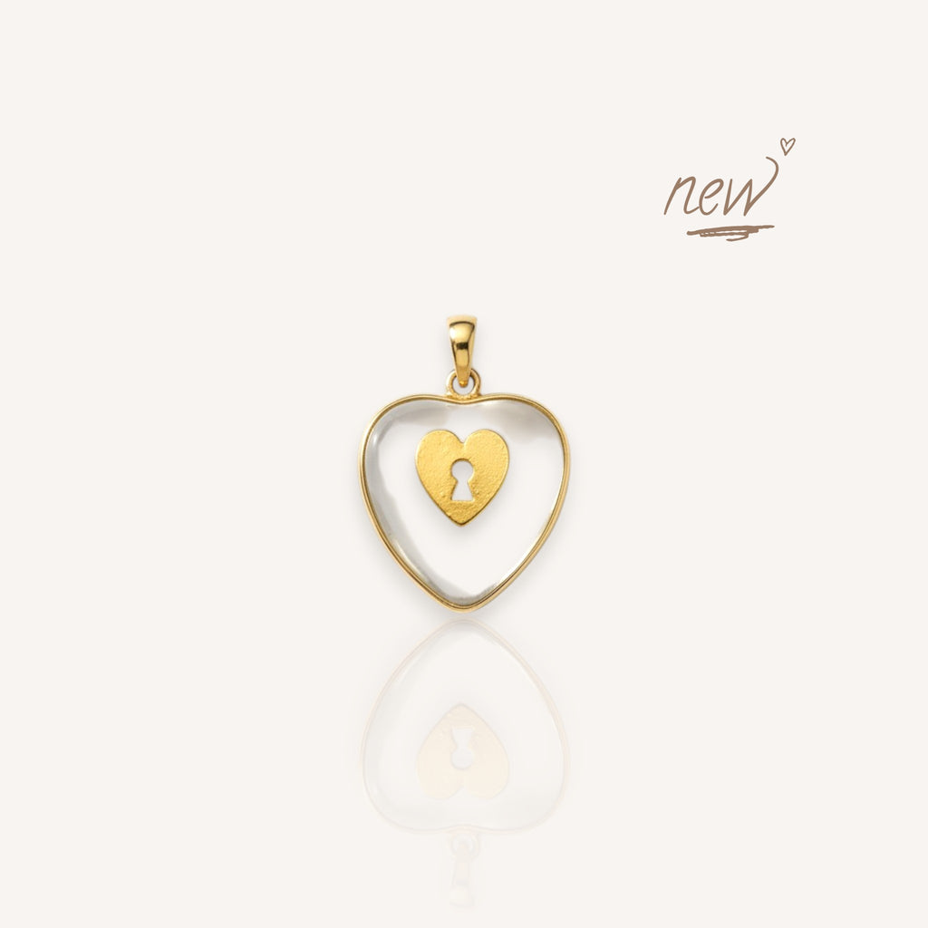 The Secret Heart Lock Pendant