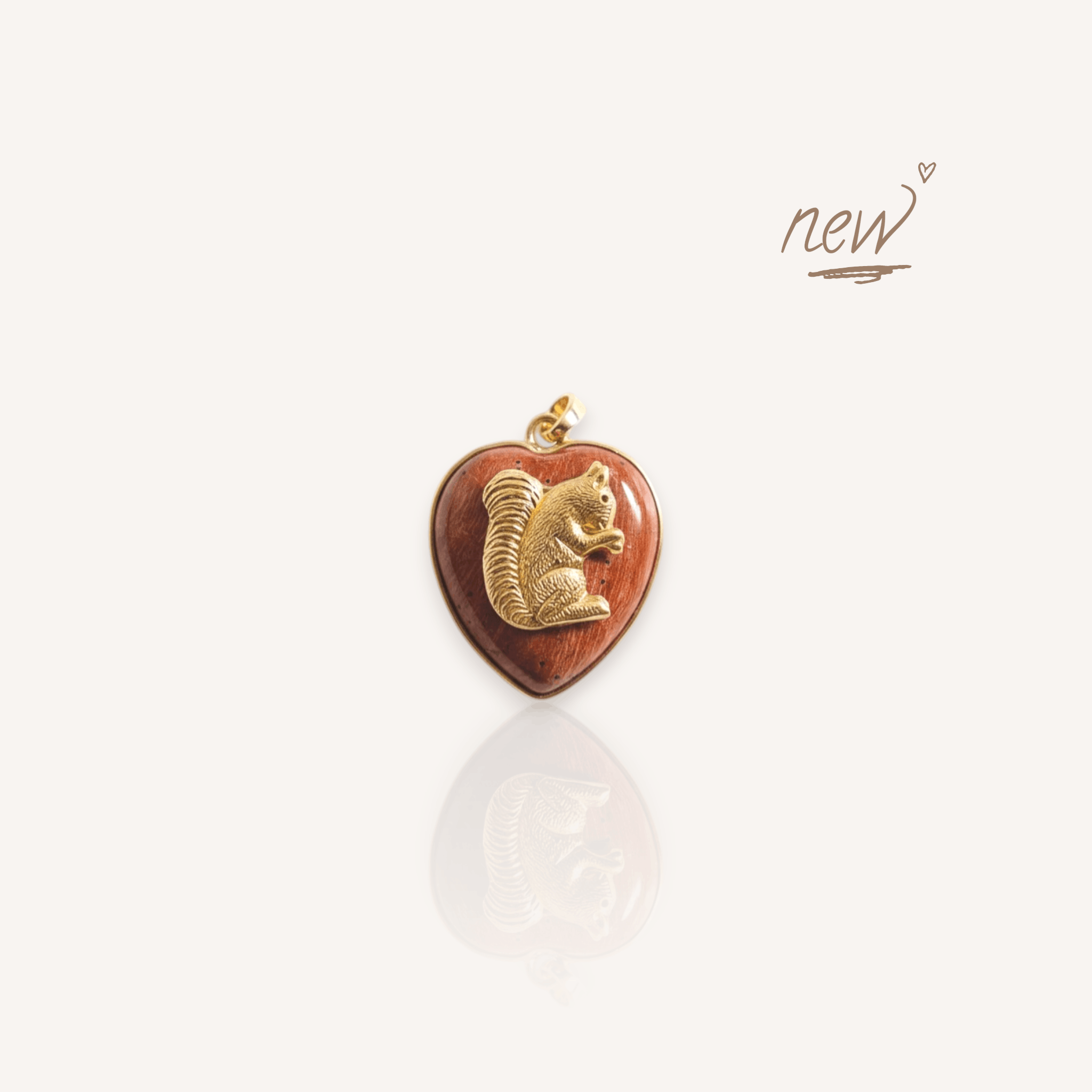 The Autumn Squirrel Pendant