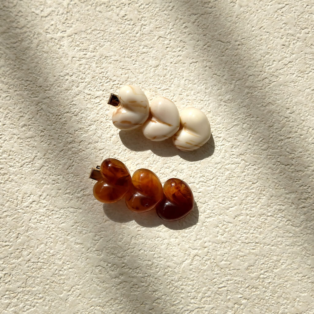 The Coffee Date Heart Clips (Set of 2)