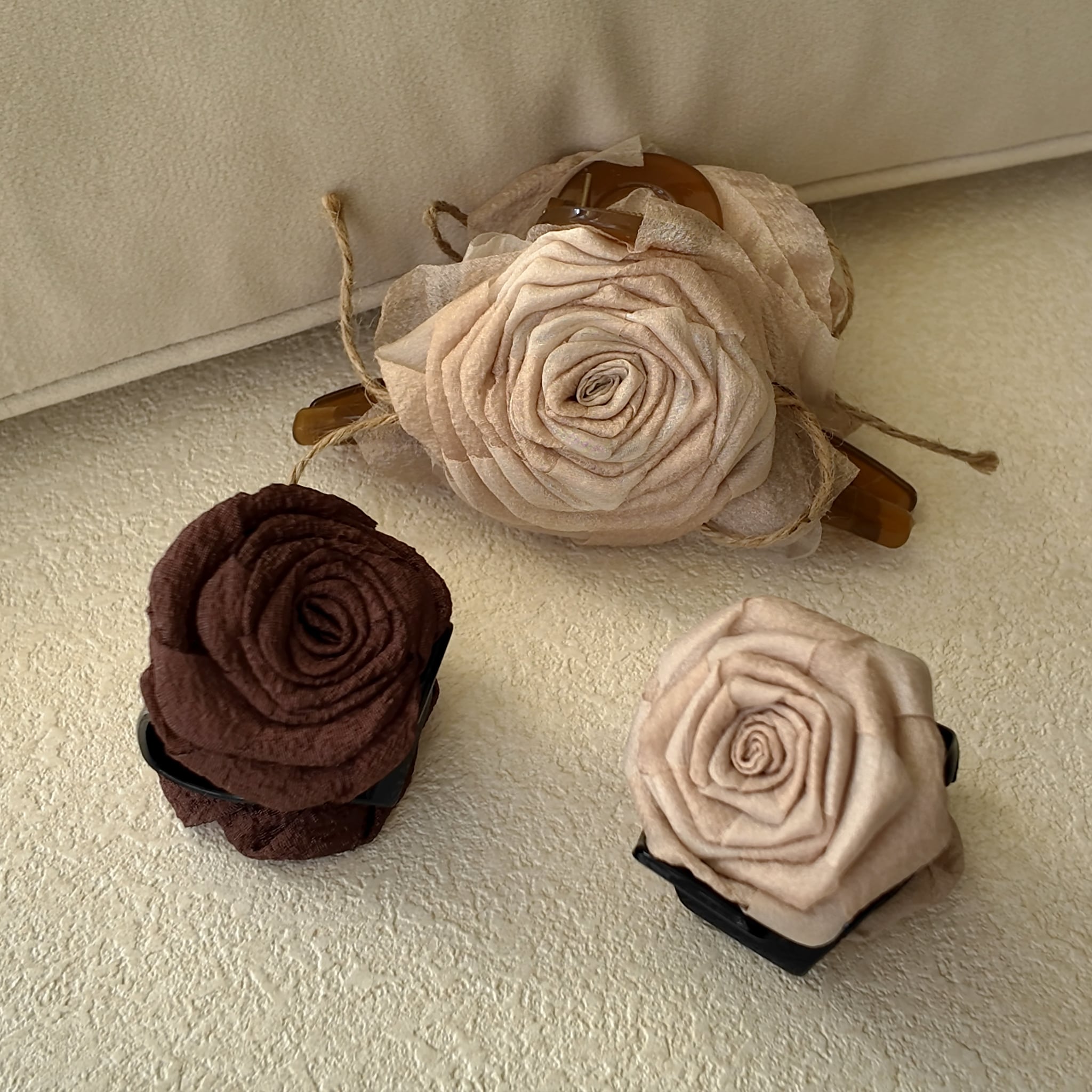 The Last Rose of Autumn Claw Clip