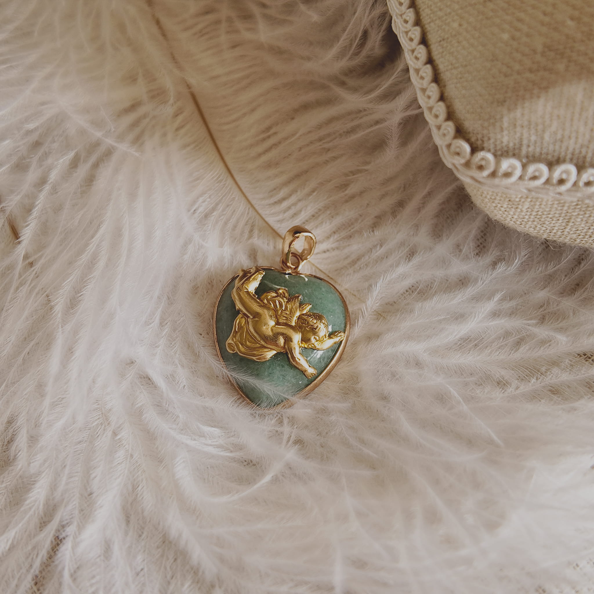 Flatlay photography of the vintage component necklace surrounded by natural elements and vintage aesthetics.