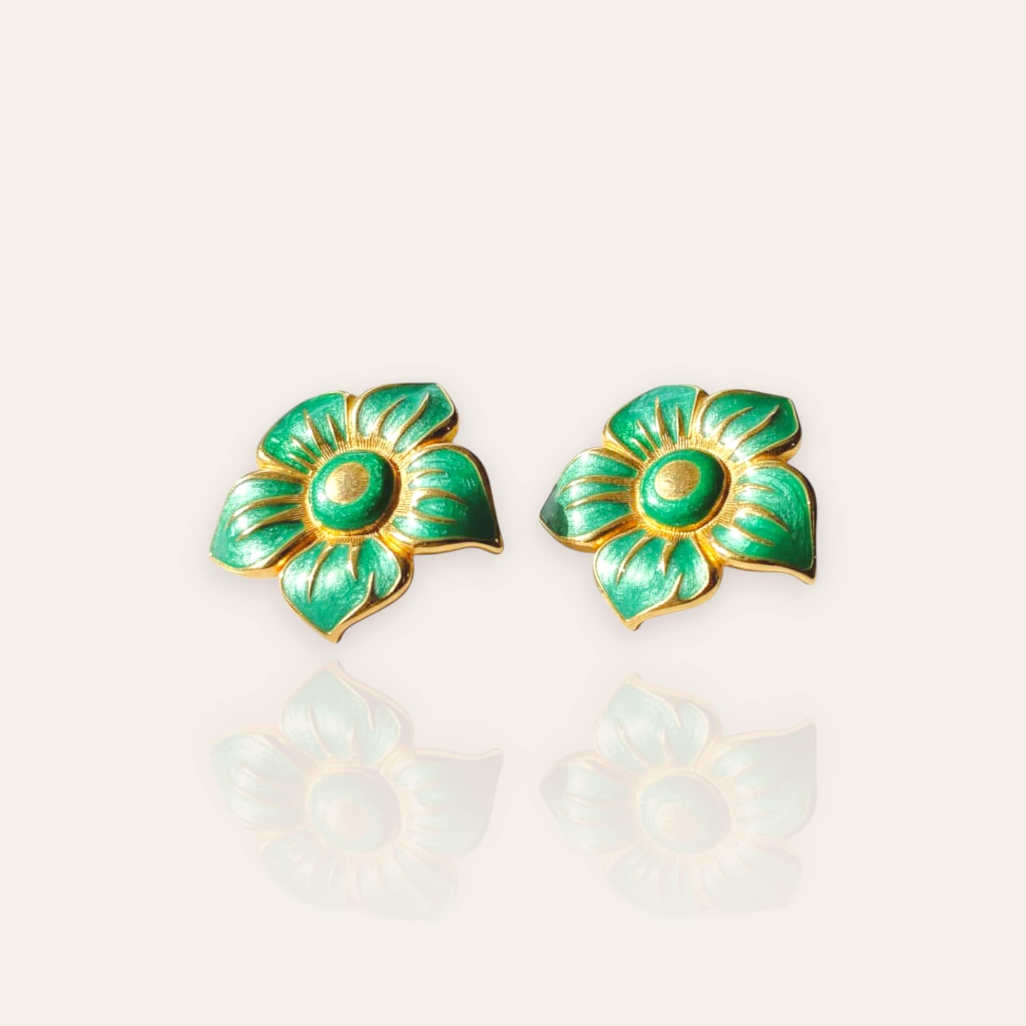 The White Lotus Enamel Clips