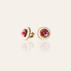 Gardener's Daughter Clay Rose Studs
