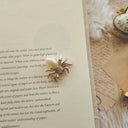 "The Mystical Pearl Weaver" Spider Brooch